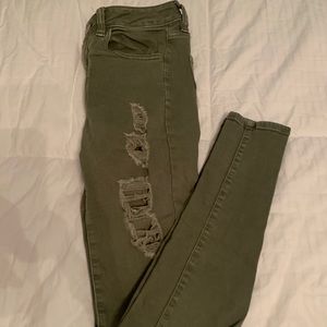 American Eagle ripped jegging Jeans